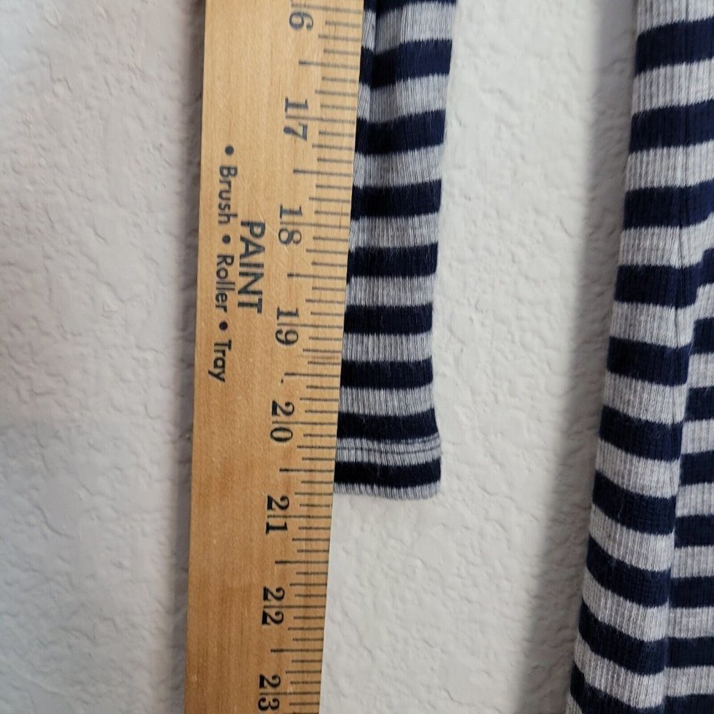 Chico's Zenergy Amber Striped Tunic Dress Gray Navy Active Wear 0 (US Small/4) - Picture 6 of 13